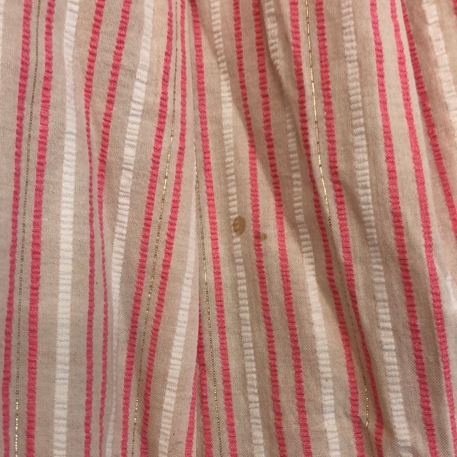 Vintage Candy Striped Pink Dress