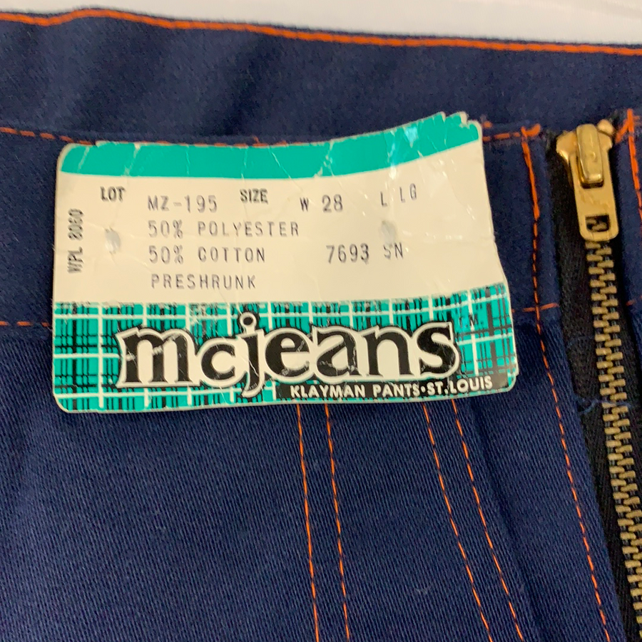 Vintage McJeans Bell Botton Flared Jeans - 28in