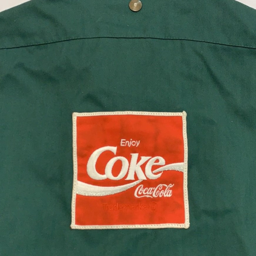 Vintage Green Coca Cola jacket