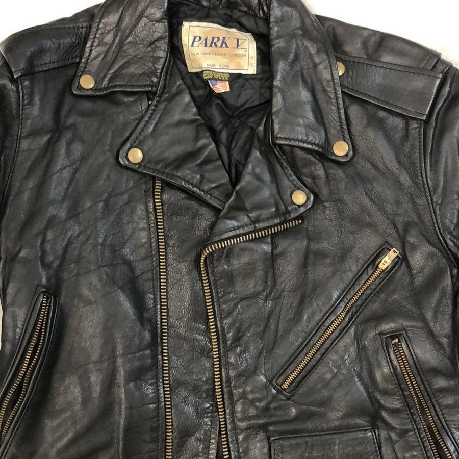 Vintage Park V Leather Jacket