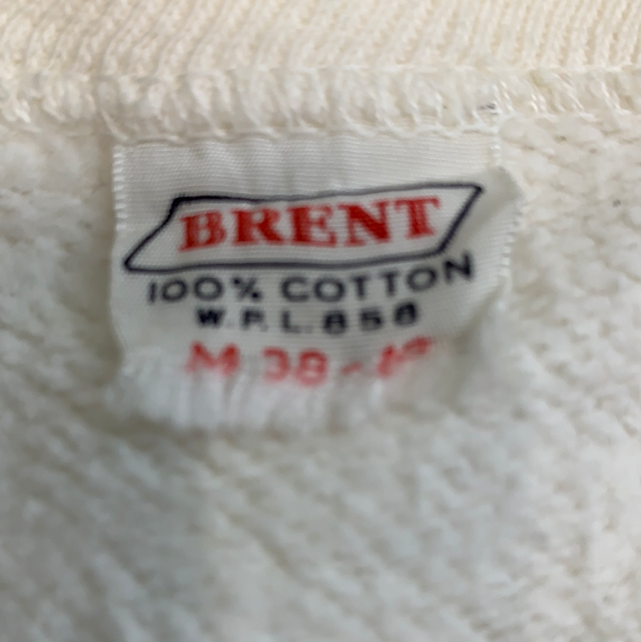 Vintage Brent Cream Crewneck Sweater