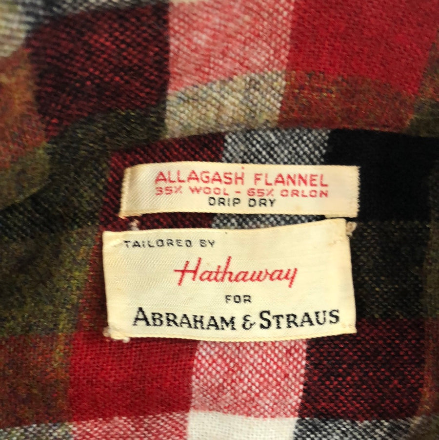 Vintage Allagash Hardaway Flannel
