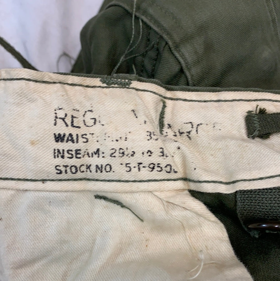 Vintage military work wear pants - 36