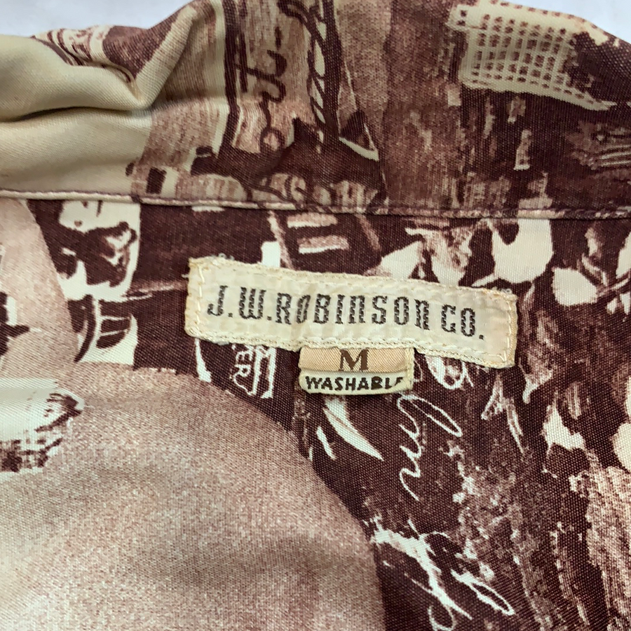 Vintage J.W Robinson Co. button up