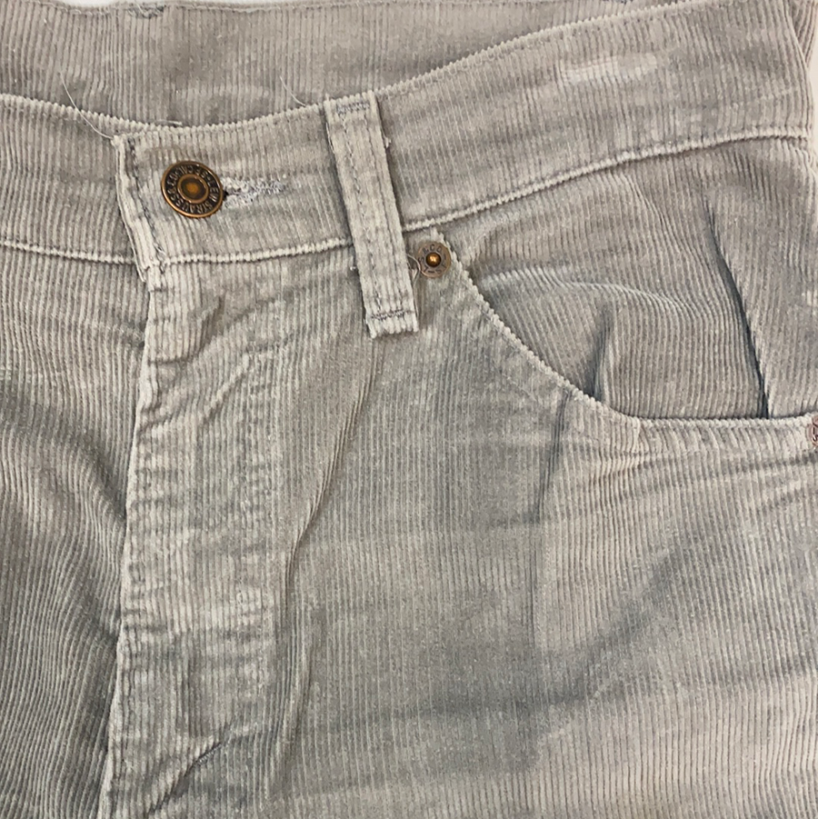 Vintage 1960s-1980s 517 Levi’s Grey Corduroy Pant - W30