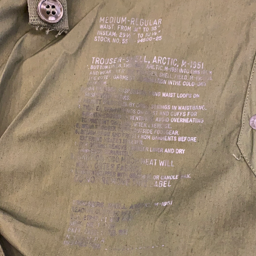 US Army Cargo Green Trousers - The Era NYC