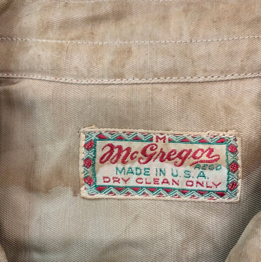 Vintage McGregor button up top