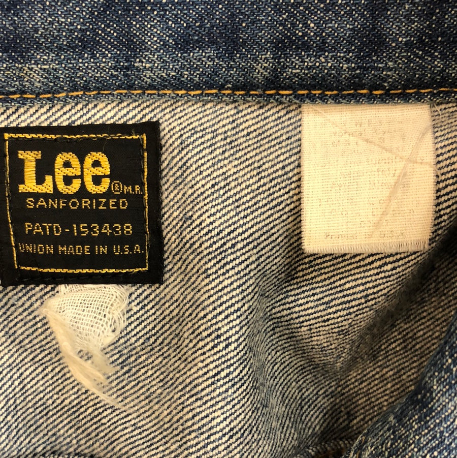 Vintage Lee Sanforized Union Made Denim Jacket