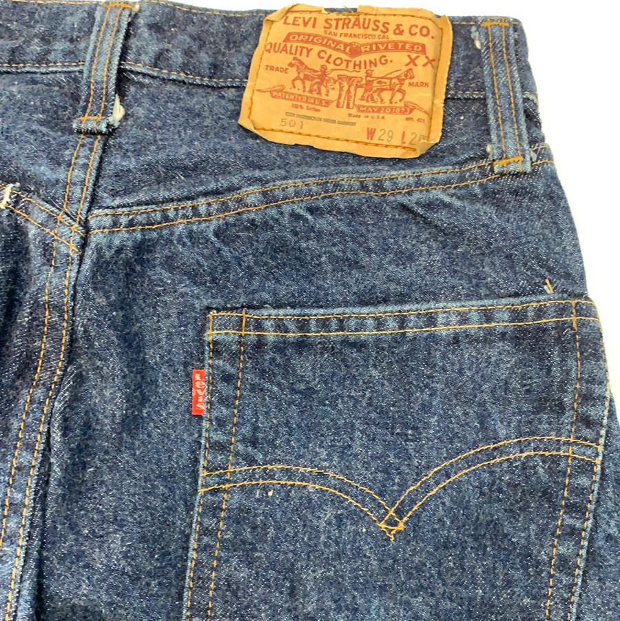 Vintage Levi’s Selvedge 501 Denim Jeans - W24 – The Era NYC