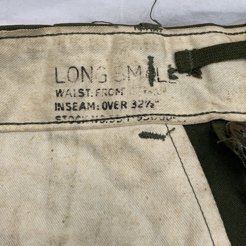 Vintage military work wear pants