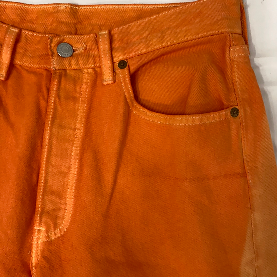 Vintage Levi’s Orange Denim Pants Womens - W31 - The Era NYC