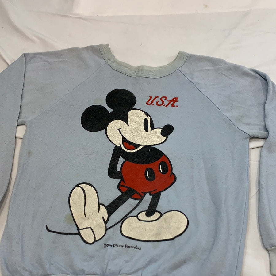 Vintage Mickey Mouse USA crewneck sweater