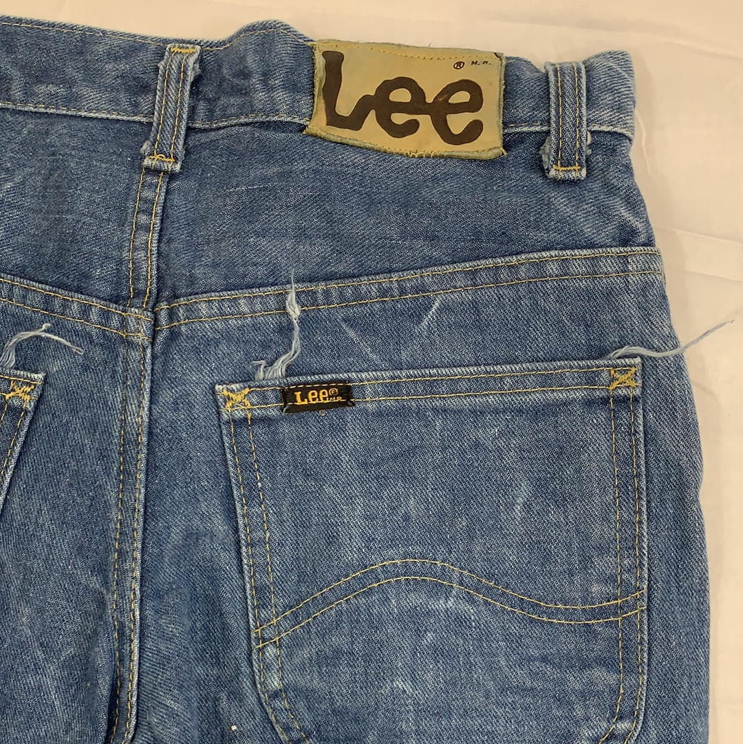 Vintage Lee Bell Bottom Flared Denim Jeans - 28in – The Era NYC