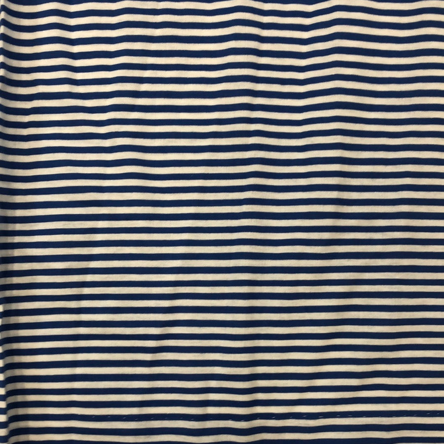 Vintage Blue Striped T Shirt Dress