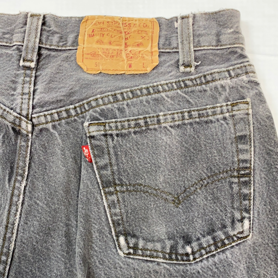 Vintage 1980s 501 Levi’s Grey Denim Pant - W31