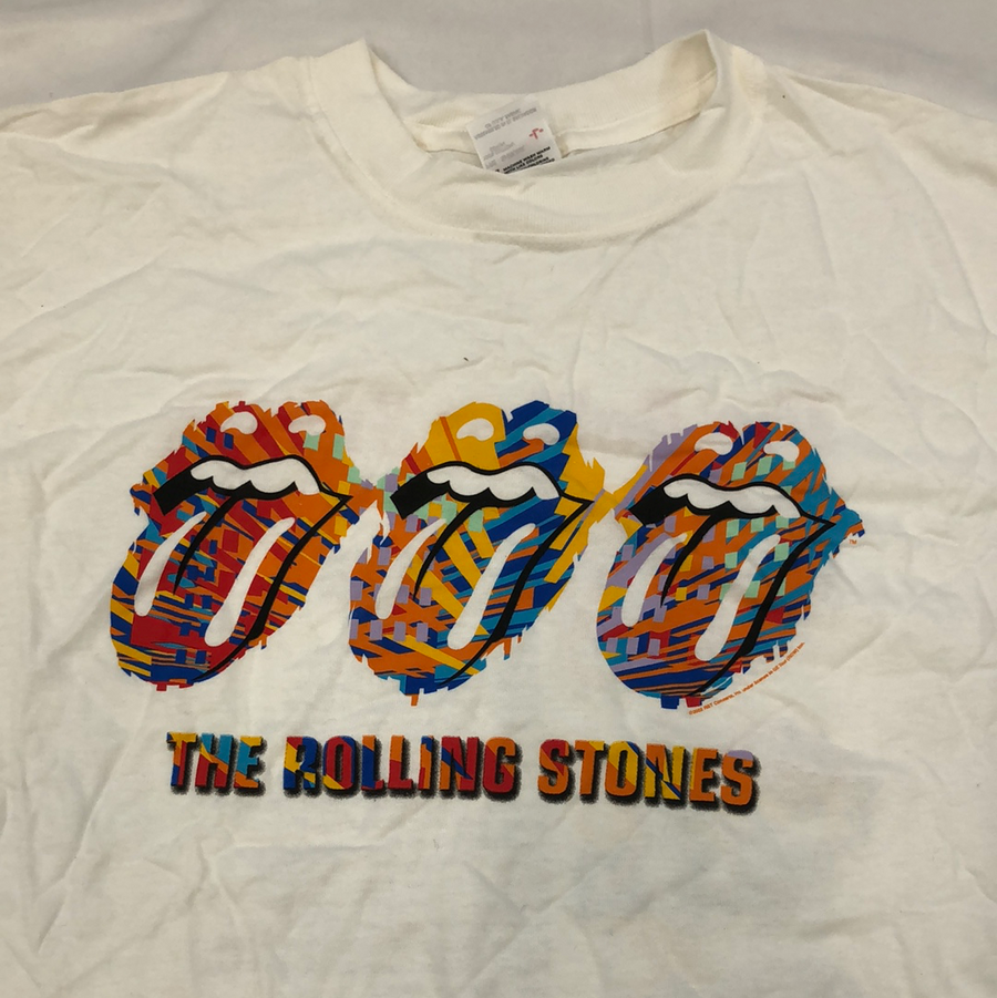 Vintage 2002/03 White Rolling Stones T Shirt – The Era NYC Vintage 2002/03 White Rolling Stones T Shirt – The Era NYC