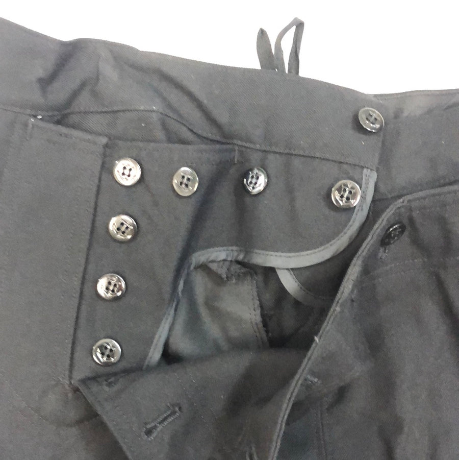 Vintage Black Military Pants