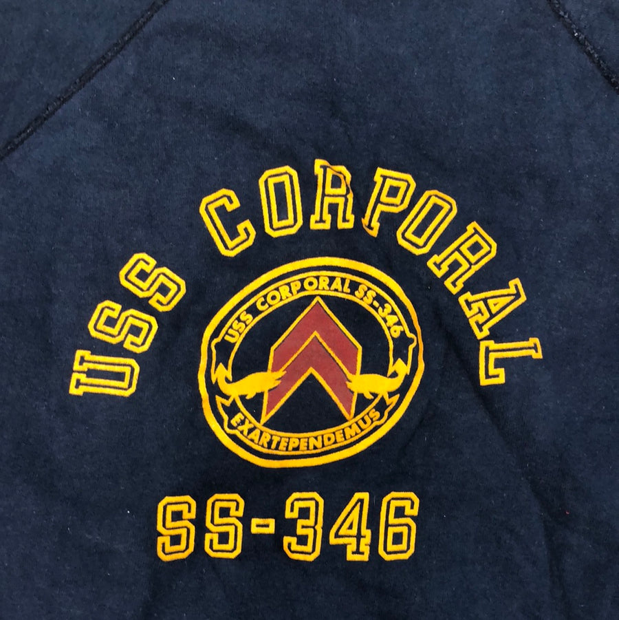 Vintage USS Corporal Short Sleeve Sweatshirt