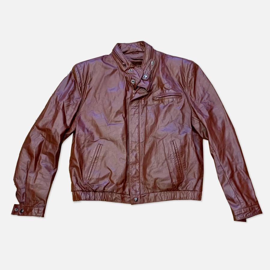 Vintage Bermans Leather Jacket