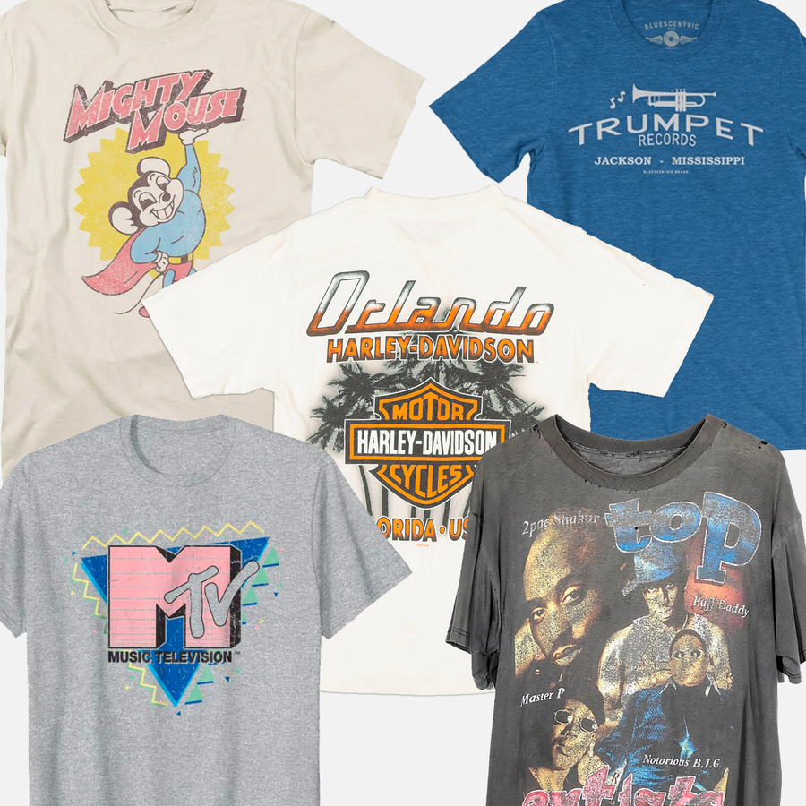 Wholesale vintage t shirts deals