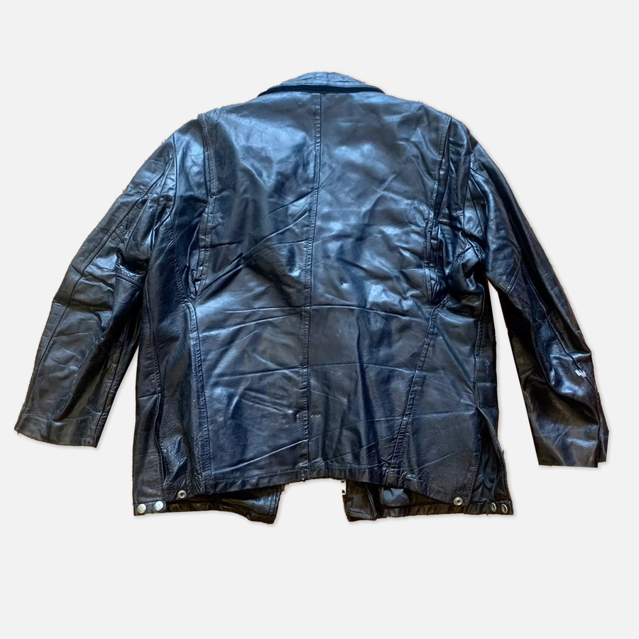 Vintage Black Leather Jacket - The Era NYC