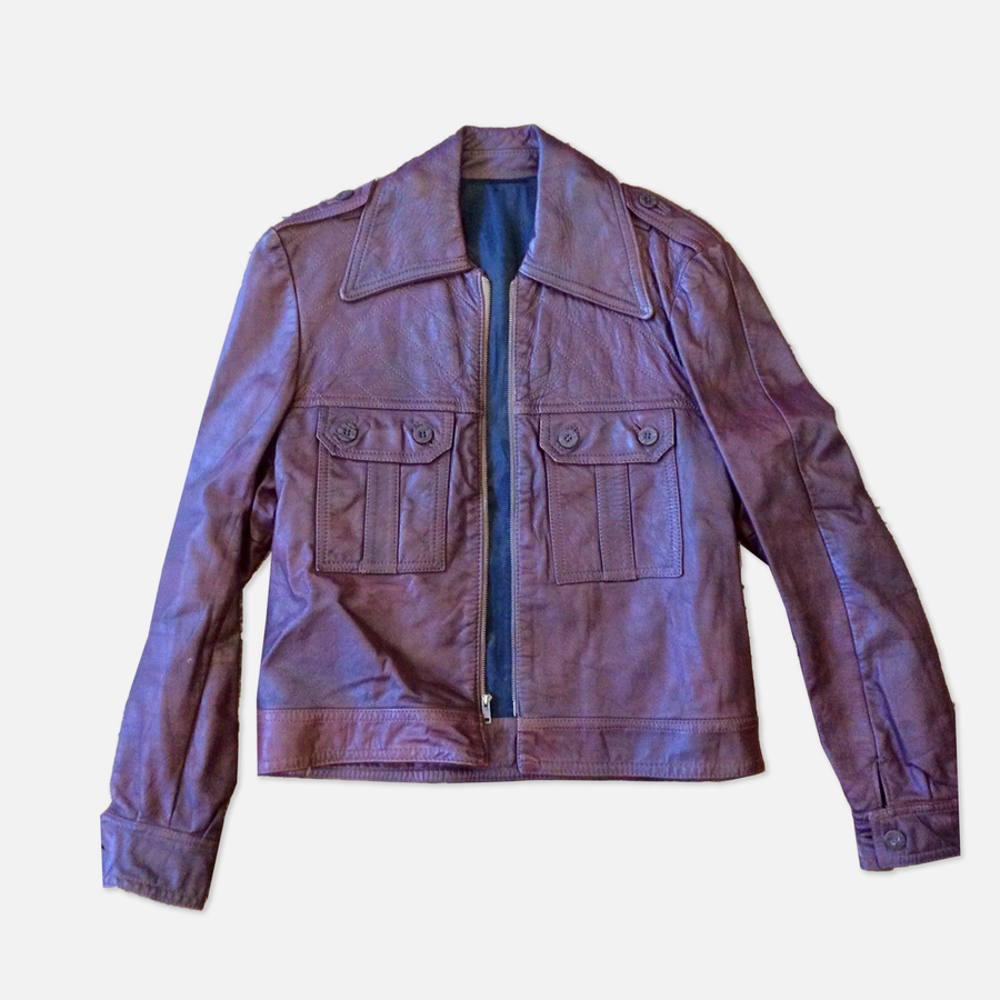 Vintage Brown Leather Jacket - The Era NYC